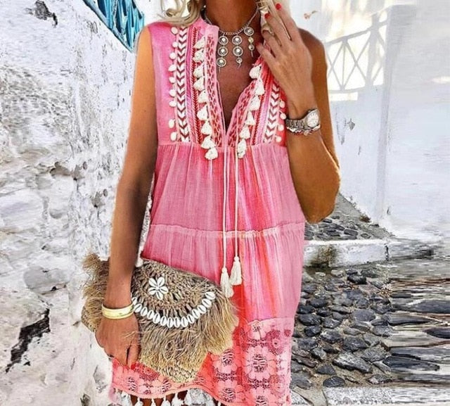 WW | Boho Chic Spitzenkleid