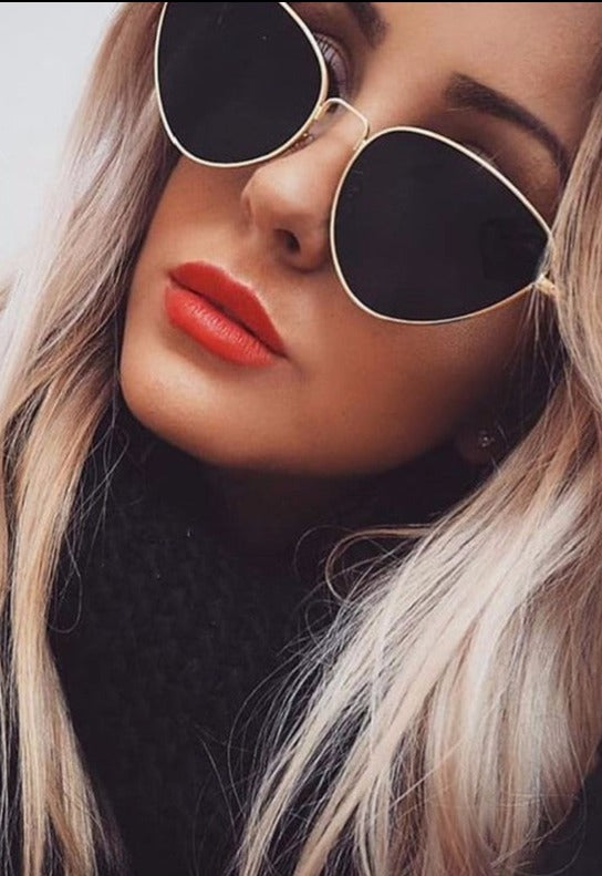 WW | Kleine Weinlese Katze Auge Sonnenbrille