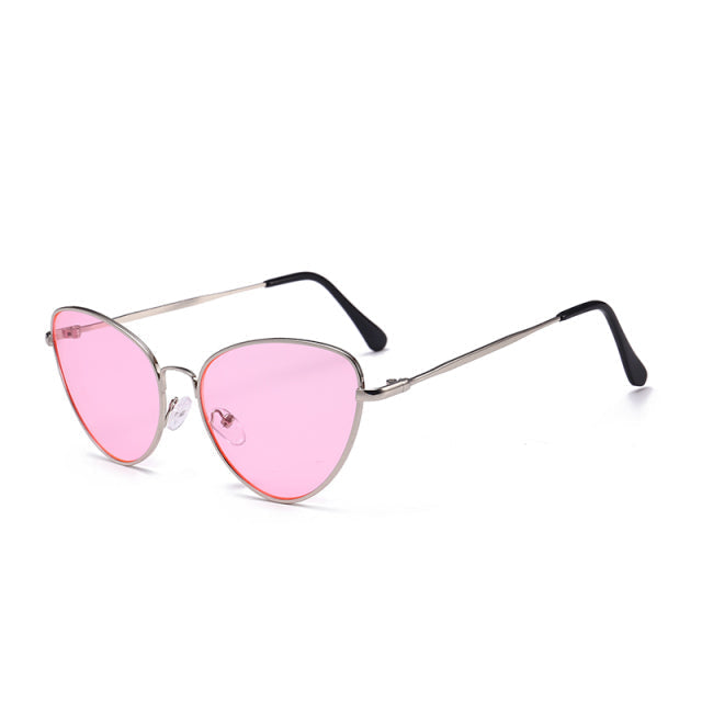 W&W Mode | Kleine Weinlese Katze Auge Sonnenbrille