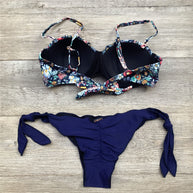WW | Bandeau Blumenmuster Bikini