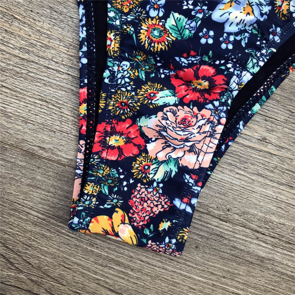 WW | Bandeau Blumenmuster Bikini