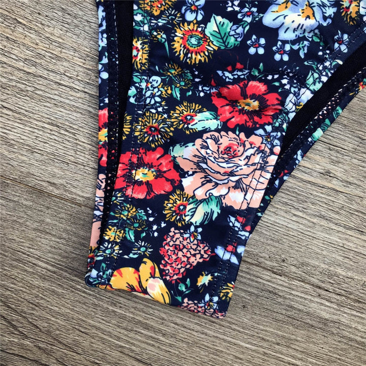 W&W Mode | Bandeau Blumenmuster Bikini