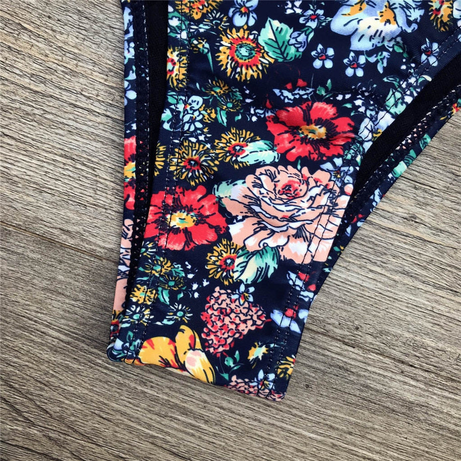 WW | Bandeau Blumenmuster Bikini