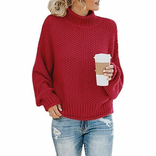 W&W Mode | Vintage Lässig Gestrickter Pullover