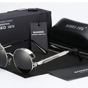 polarisierte Steampunk-Sonnenbrille