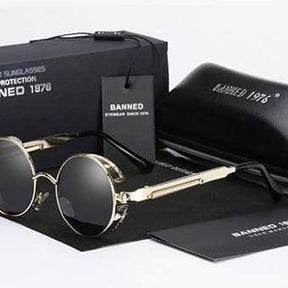polarisierte Steampunk-Sonnenbrille