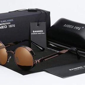 polarisierte Steampunk-Sonnenbrille
