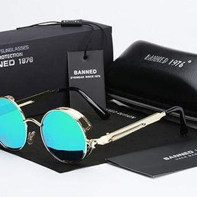 polarisierte Steampunk-Sonnenbrille