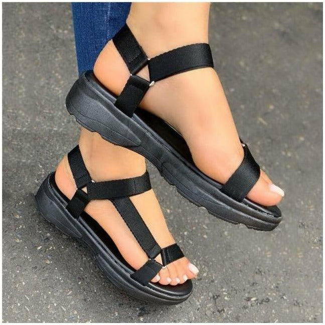W&W Mode | Bunte Bequeme Sandalen