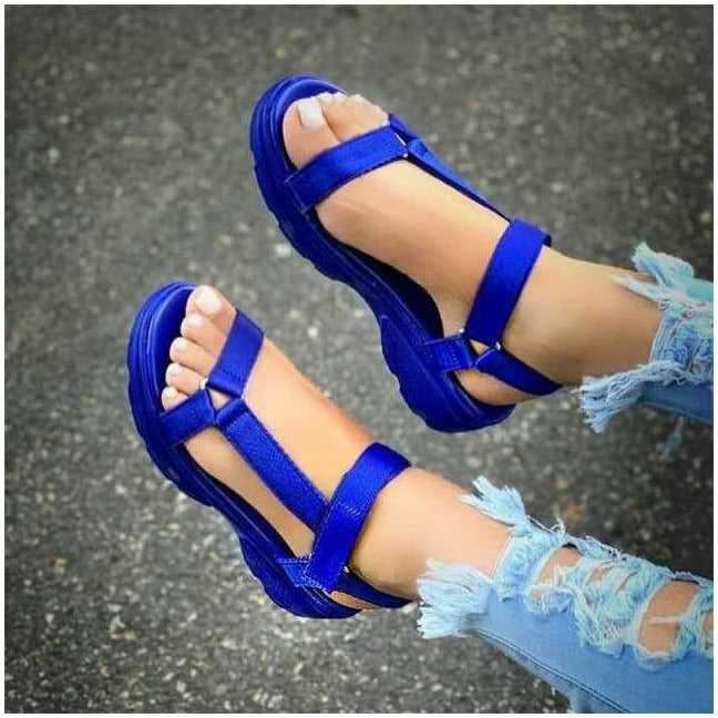 W&W Mode | Bunte Bequeme Sandalen