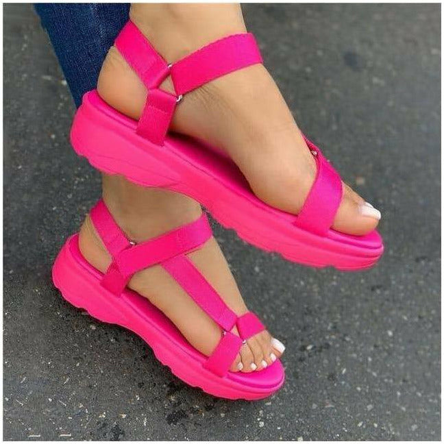 W&W Mode | Bunte Bequeme Sandalen