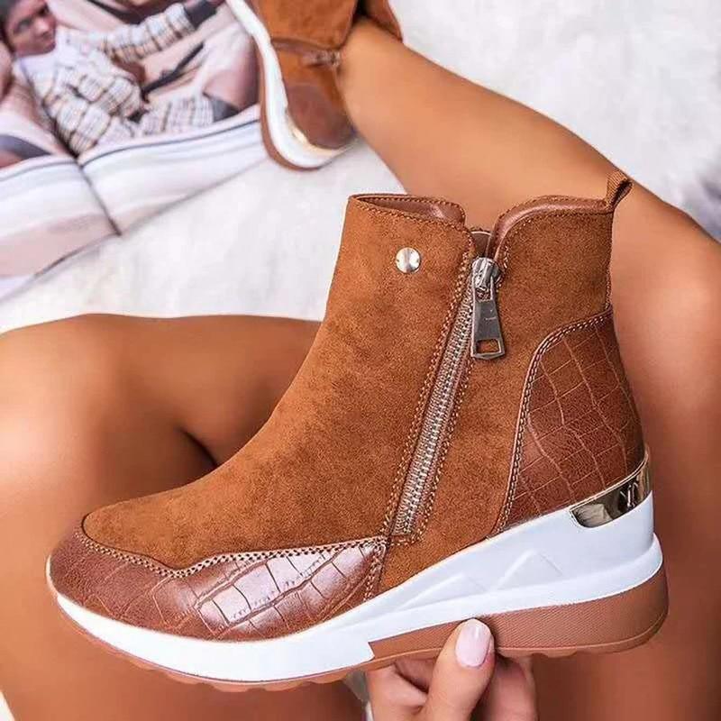 W&W Mode | High-Top-Platform Stiefelette