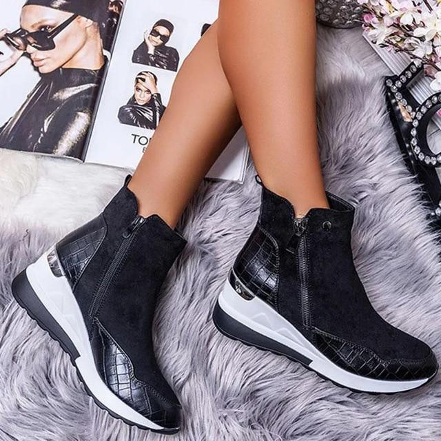 W&W Mode | High-Top-Platform Stiefelette