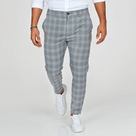 WW | Männer Karierte Slim Fit Hose