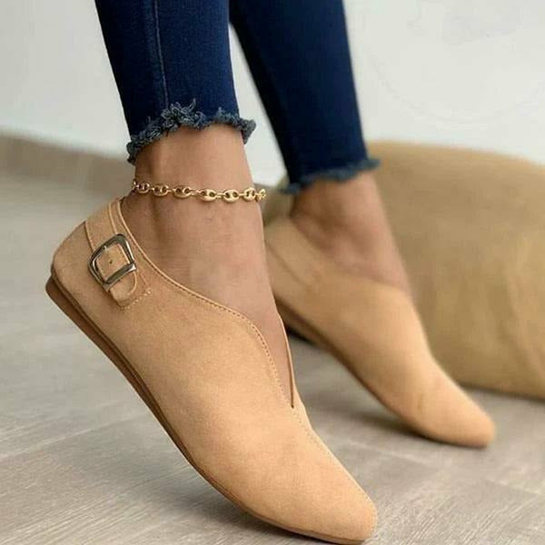 W&W Mode | Flache Freizeitschuhe aus Wildleder