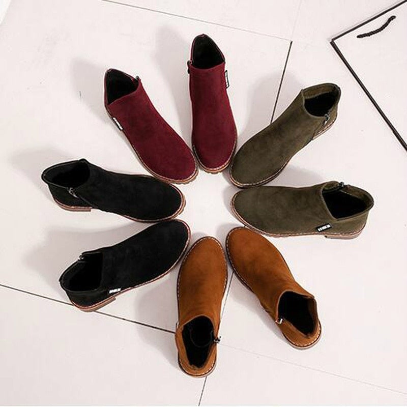 W&W Mode | Lässige Wildlederboots
