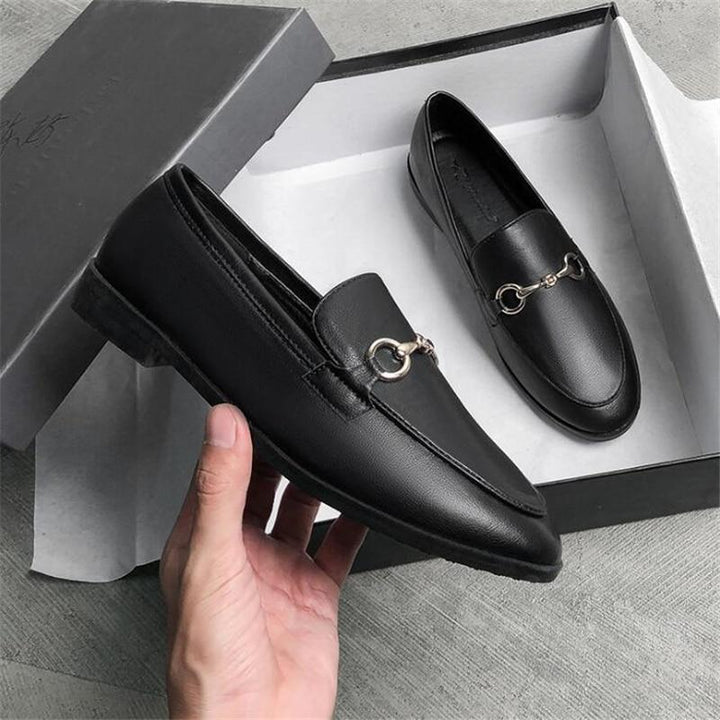 Damen Slipper aus Eco-Leder mit runder Zehenpartie