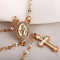 WW | Elegante Rosenkranz Kette Für Damen