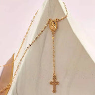 WW | Elegante Rosenkranz Kette Für Damen