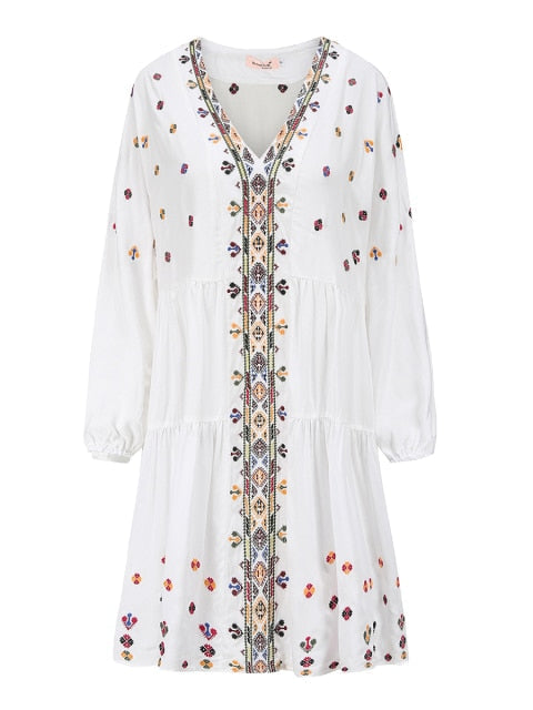 WW | Italienisches Boheme-Chic-Kleid