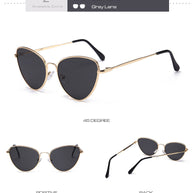 WW | Kleine Weinlese Katze Auge Sonnenbrille