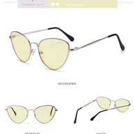 WW | Kleine Weinlese Katze Auge Sonnenbrille