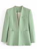 minzgrüner Blazer