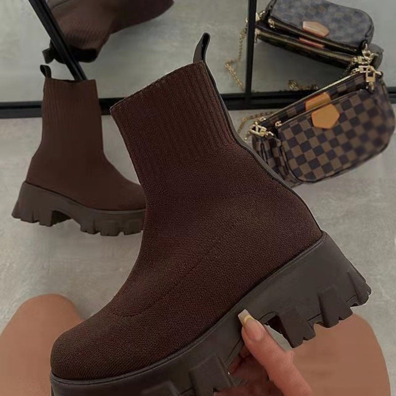 W&W Mode | Modische Plateaustiefel