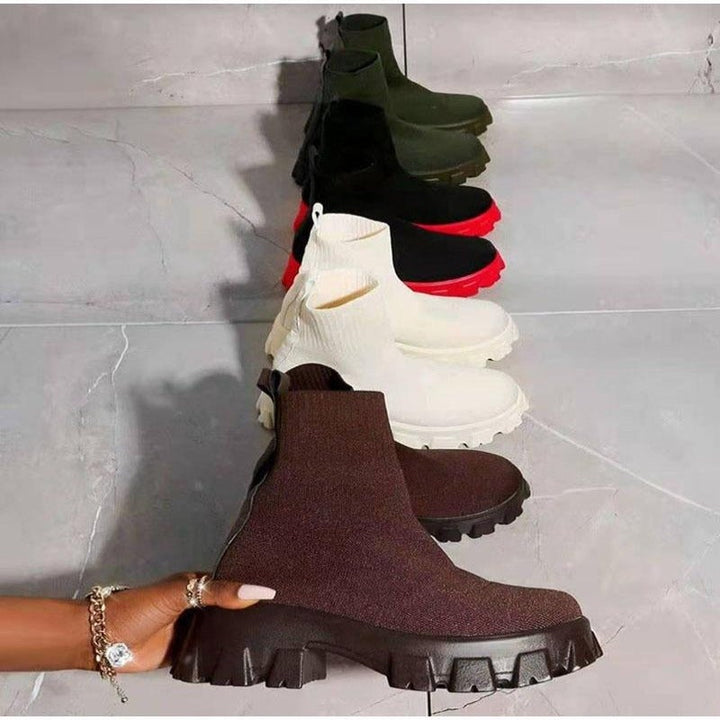 W&W Mode | Modische Plateaustiefel