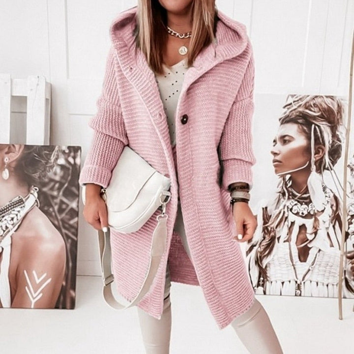 W&W Mode | Modischer Cardigan-Mantel mit Kapuze
