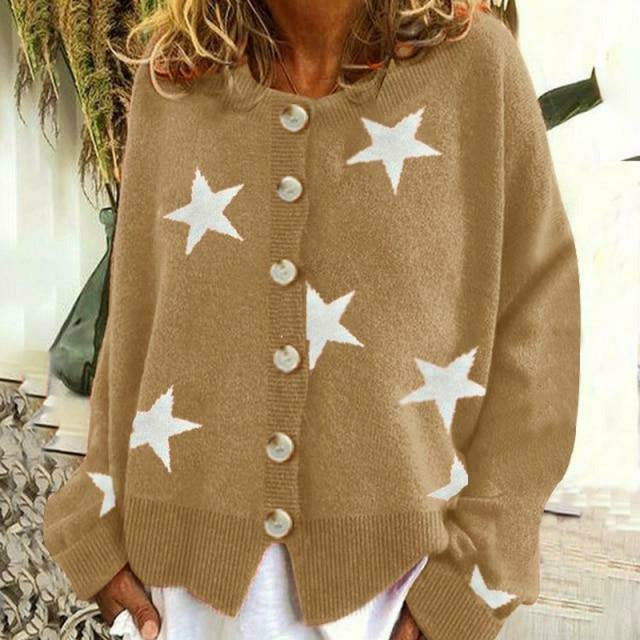 WW | Strickjacke Mit Sternenprint