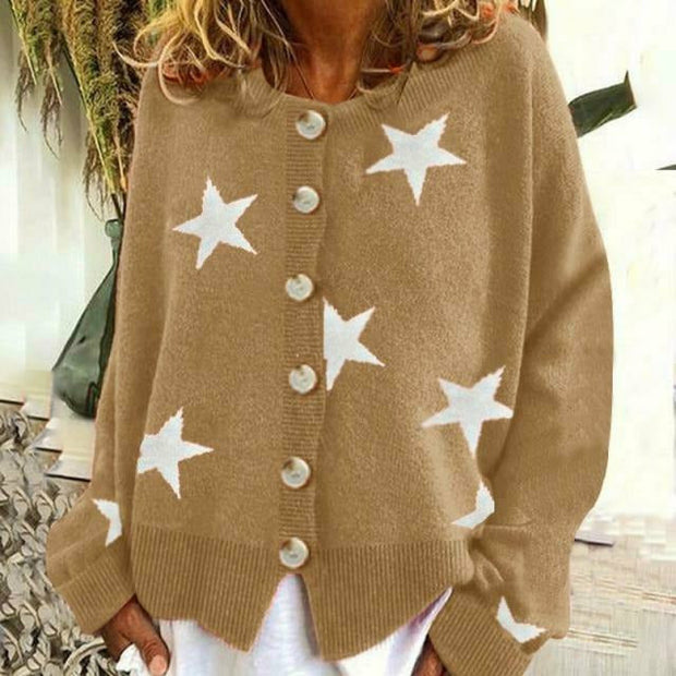 WW | Strickjacke Mit Sternenprint