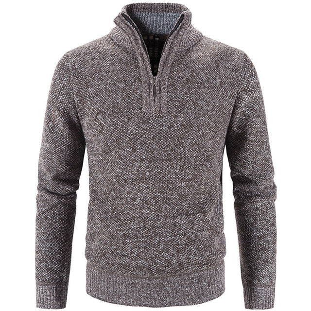 WW | Stilvoller, Lässiger Pullover Mit Halbem Reißverschluss