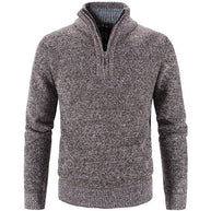 WW | Stilvoller, Lässiger Pullover Mit Halbem Reißverschluss