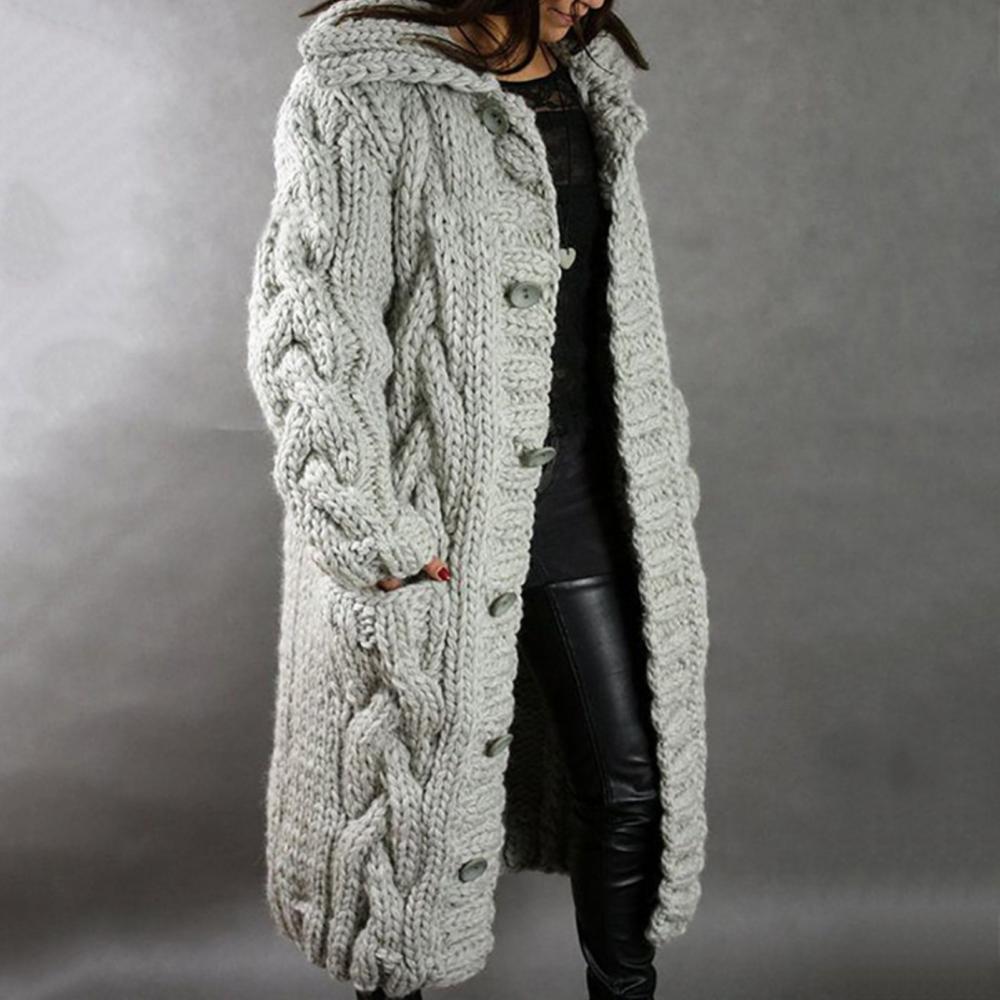 WW | Warme Longstrickjacke