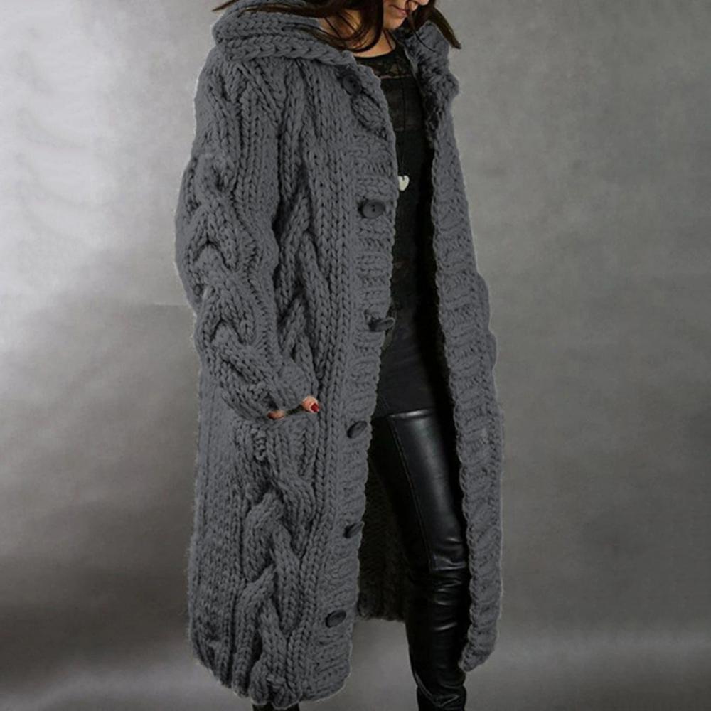 WW | Warme Longstrickjacke