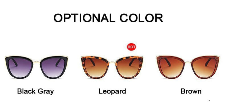 W&W Mode | Cat Eye Retro Fahrender Runde Metallrahmen Sonnenbrille