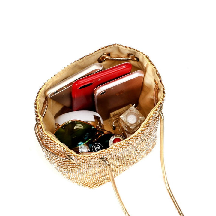 W&W Mode | Schultertasche - Schwarz, Silber Gold - Luxus und Vielseitige Ausstrahlung