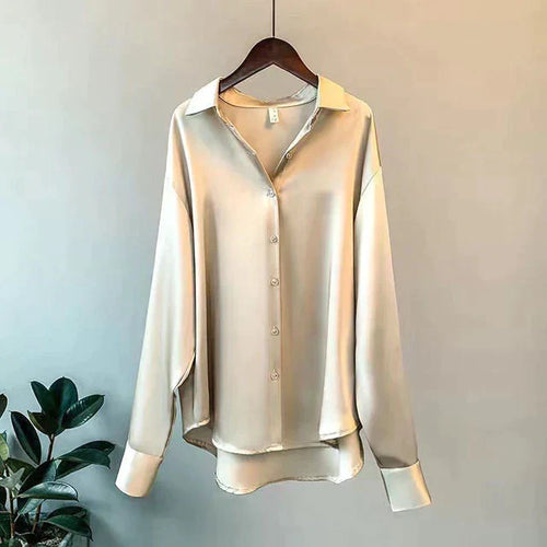 W&W Mode | Damen Satin Hemd