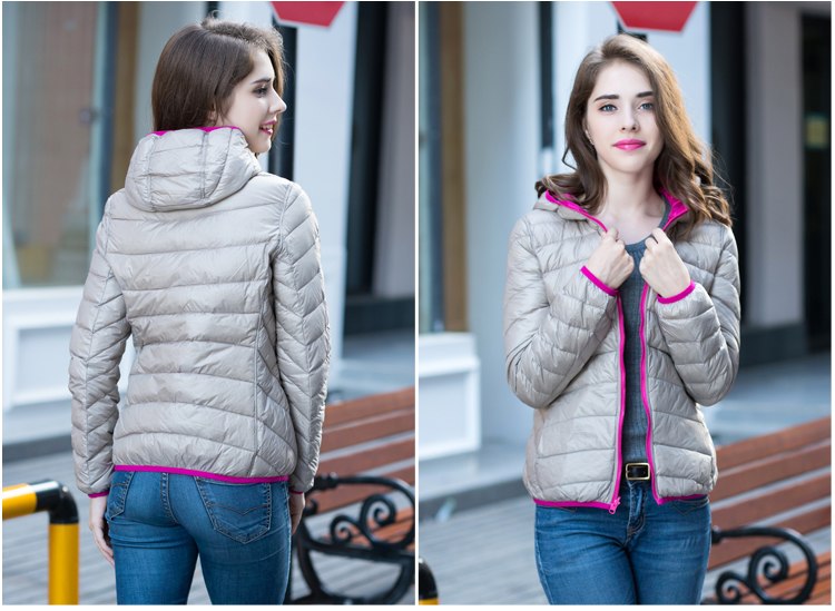 W&W Mode | Wendbare Ultra Leichte Daunenjacke