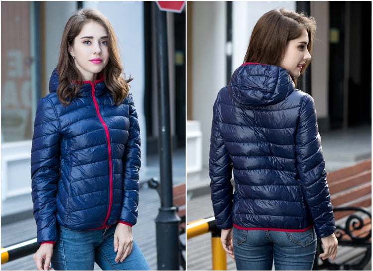 W&W Mode | Wendbare Ultra Leichte Daunenjacke