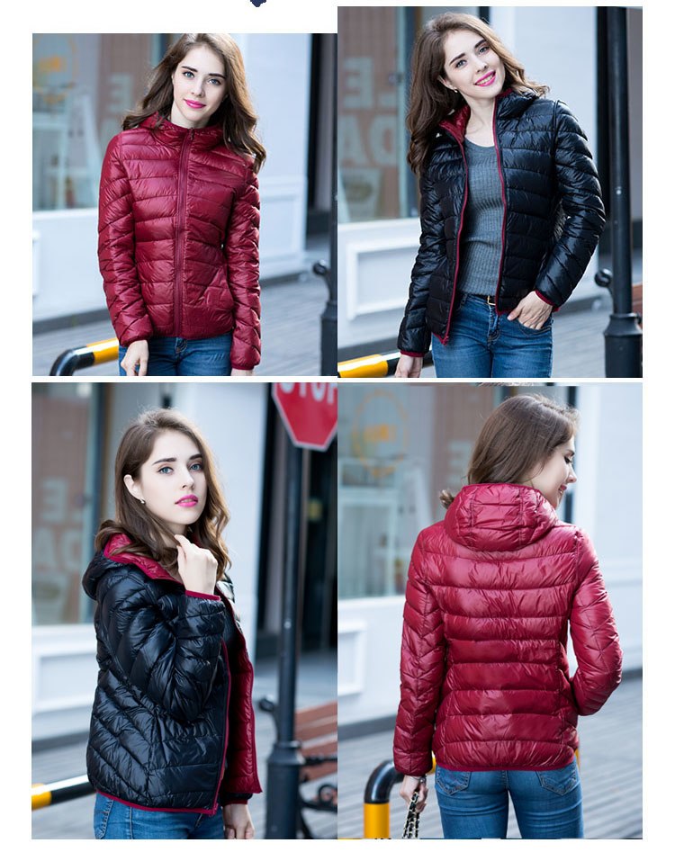 W&W Mode | Wendbare Ultra Leichte Daunenjacke