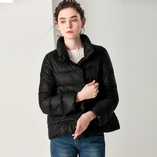 WW | Elegante Feder Ultra Light Daunenjacke Plus