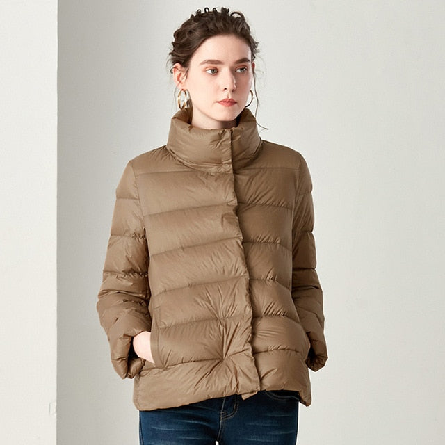 WW | Elegante Feder Ultra Light Daunenjacke Plus
