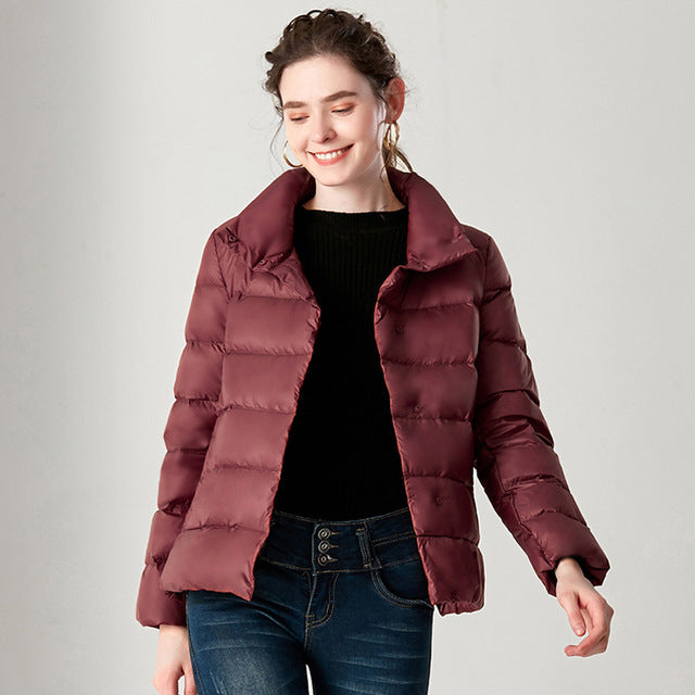 WW | Elegante Feder Ultra Light Daunenjacke Plus