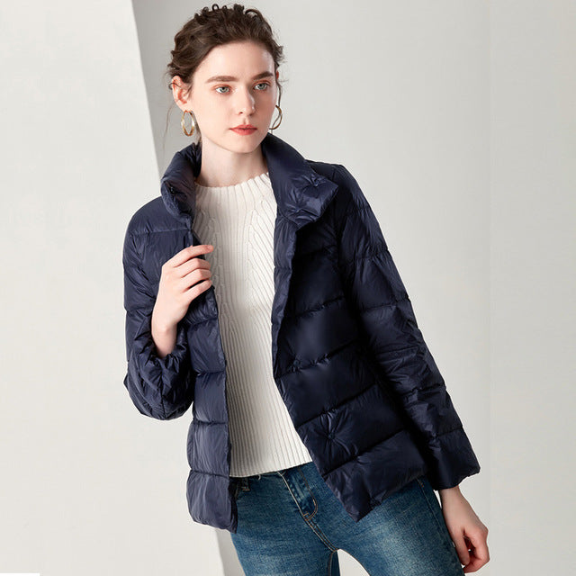 W&W Mode Elegant | Ultra leichte Daunenjacke Plus