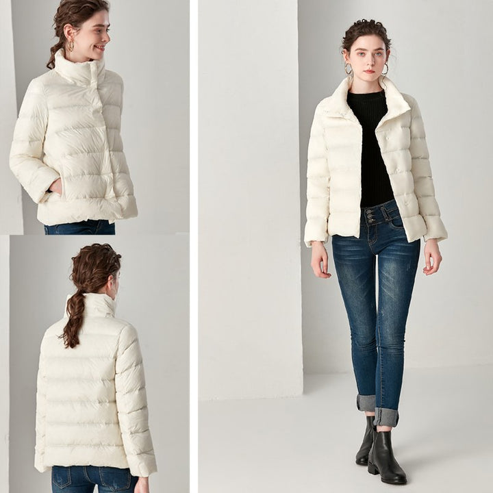 W&W Mode Élégante - Ultra Leicht Daunen Plus Daunenjacke