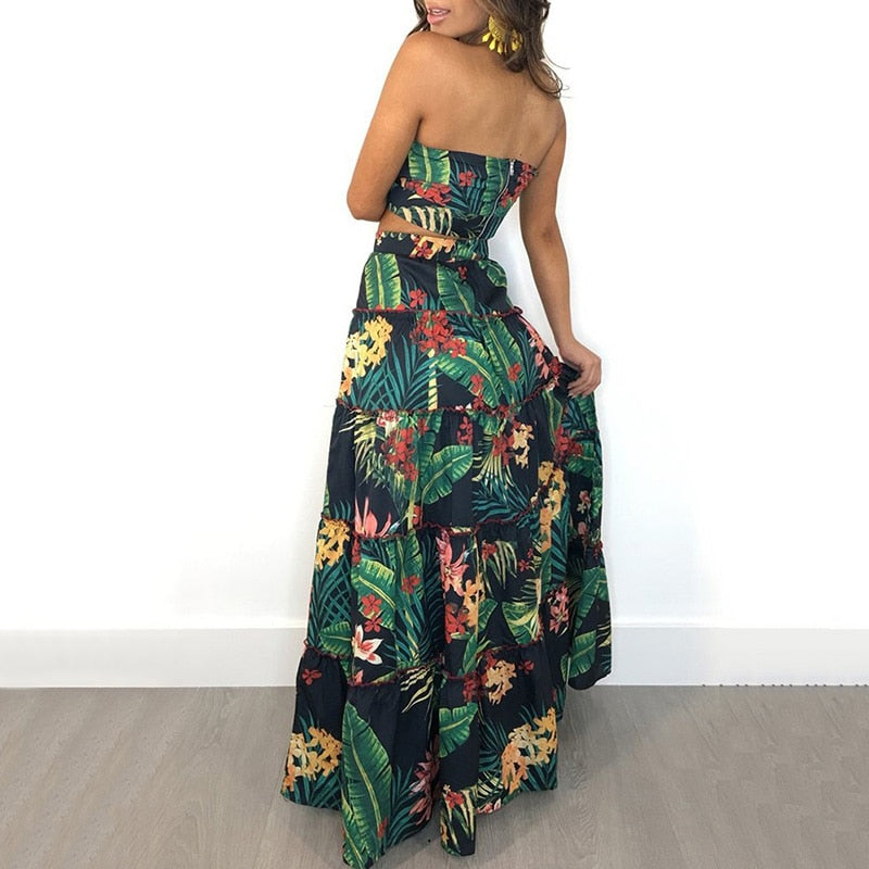 WW | Zwei Teile Bandeau Maxi