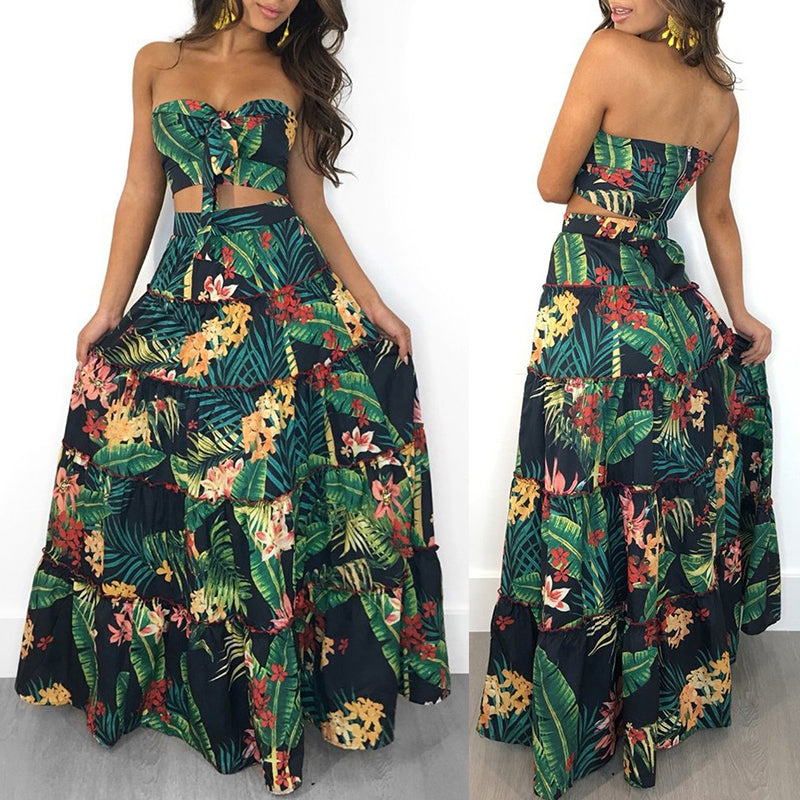 WW | Zwei Teile Bandeau Maxi