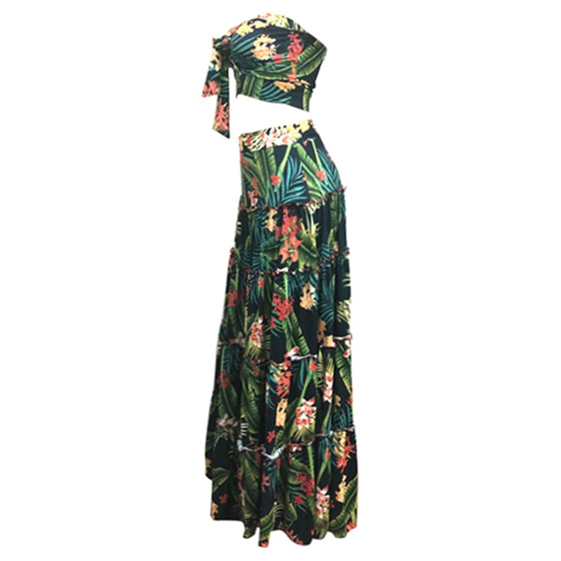 WW | Zwei Teile Bandeau Maxi